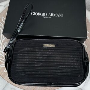 Giorgio Armani,box included BLACK & GOLD LOGO WRISLET